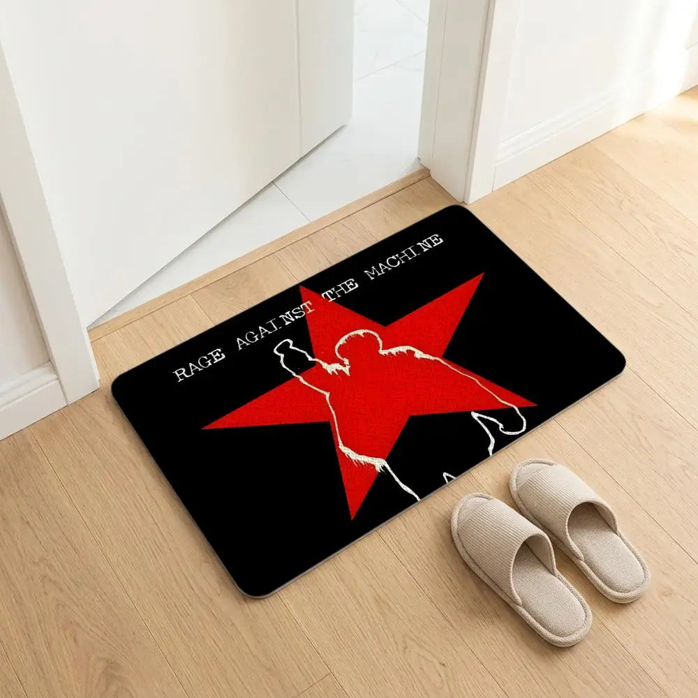 Rage Against the Machine Diatomite Bath Mat | Quick Dry Diatomite Bath Mat Axl White3 50x80cm