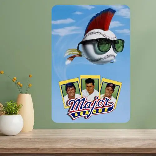 Major League Classic Movie Metal Poster Sign | Vintage Wall Art Metal Wall Sign Axl aluminum sign aluminum 40x30cm