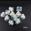 100 Pcs MX Mechanical Keyboard Switches – 3-Pin CIY SMD Black Blue Keyboard Switches Axl Blue