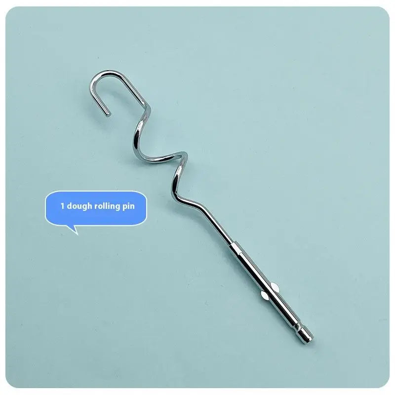 Stainless Steel Egg Beater Stirring Hooks & Kneading Sticks Set Egg Beater Attachments Axl B 1PCS