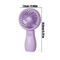 3-Speed Mini Handheld Fan – USB Rechargeable Portable Fan Handheld Fan Axl Purple