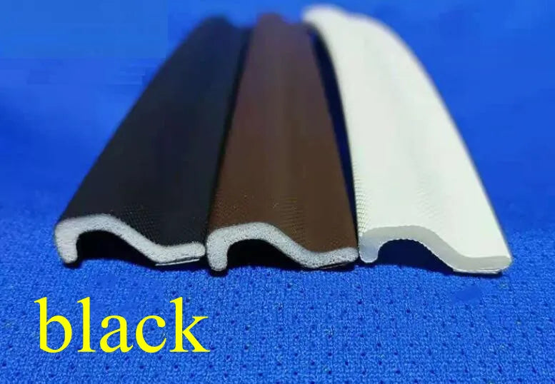 Self-Adhesive Foam Door & Window Sealing Strip – 1M or 10M Weatherstrip Sealing Strip Axl black S 1M
