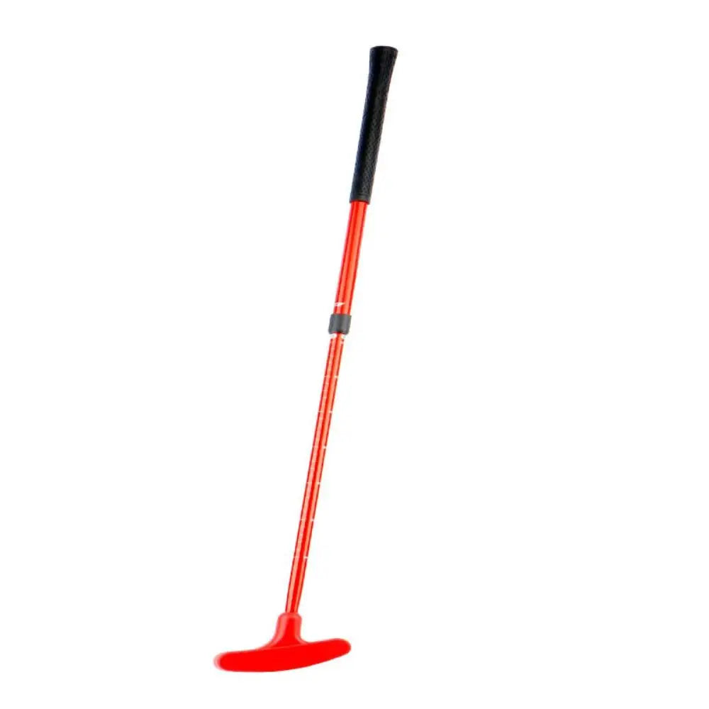 Telescopic Double-Sided Golf Putter – Adjustable for All Ages Golf Training Putter Axl red