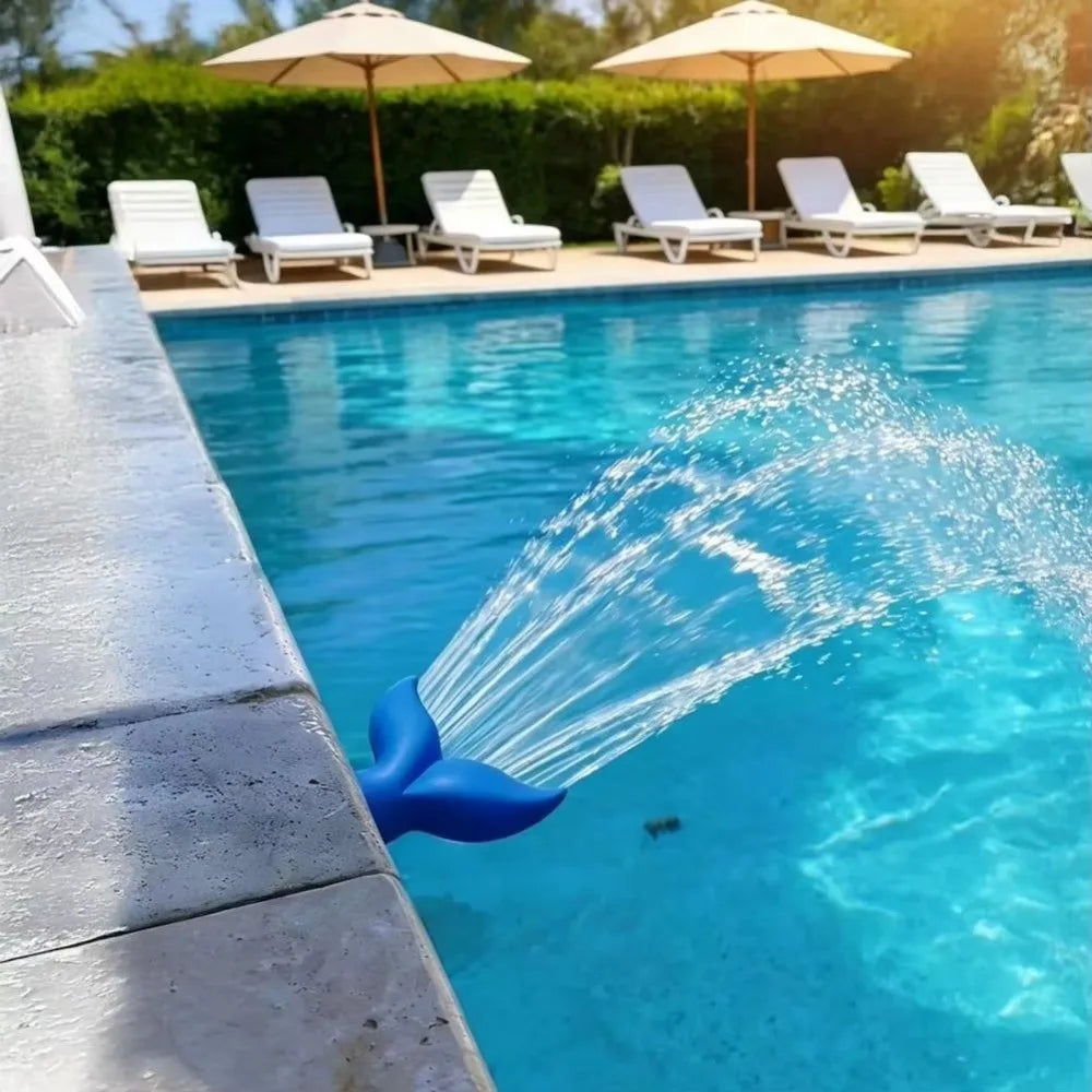 Mermaid Tail Pool Fountain Sprayer | 3/4" Universal Fit Pool Fountain Sprayer Axl