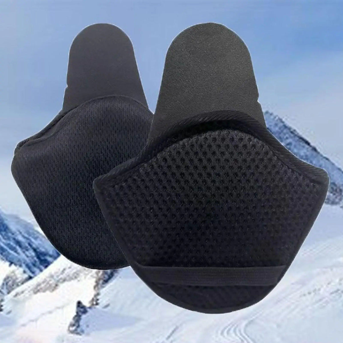 Motorcycle Helmet Earmuffs – Detachable Winter Ear Warmers Helmet Earmuffs Axl