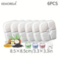 KEMORELA 6/12 Replacement Filter Chips – Pet Cat Water Fountain Pet Fountain Filter Axl 6pcs