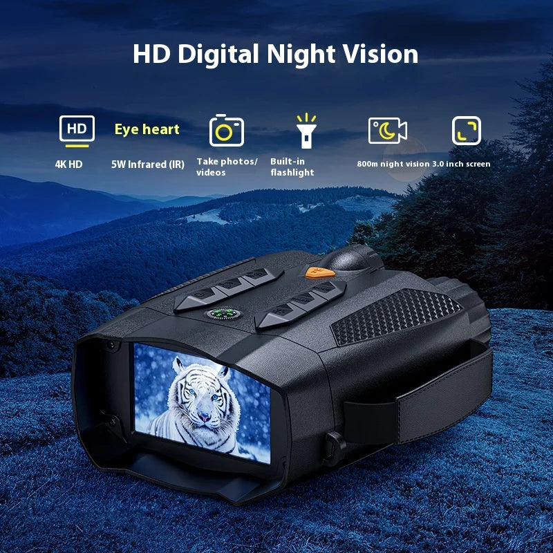 4K HD Infrared Night Vision Binoculars with 3-Inch Display Night Vision Binoculars Axl