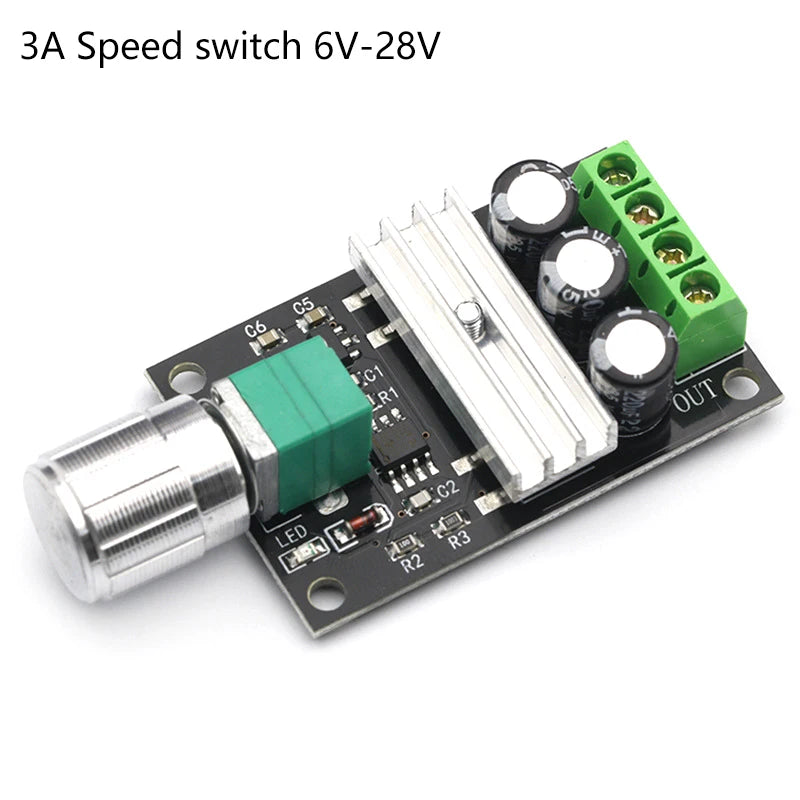 PWM DC Motor Speed Controller 10A 90W Adjustable Module Motor Speed Controller Axl A2