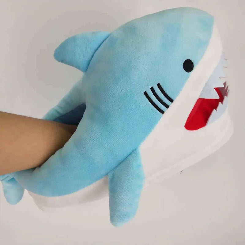 Women's Chunky Fuzzy Indoor Slippers – Novelty Bigfoot Warm Indoor Fuzzy Slippers Axl WD38 Blue ONE SIZE China Mainland