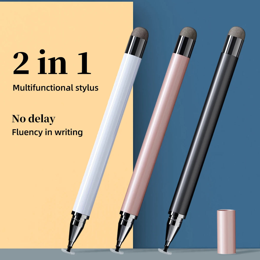 2-in-1 Universal Stylus Pen for Tablets, Phones & Touch Screens Touchscreen Stylus Pen Axl
