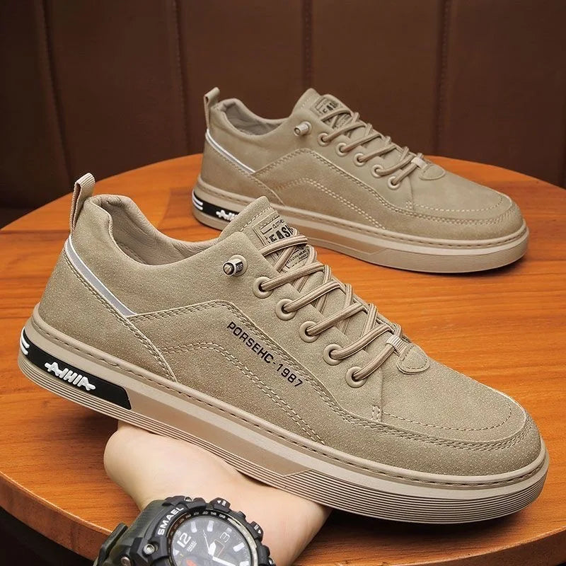 Men's Platform Vulcanized Sneakers – Breathable Casual Shoes Platform Sneakers Axl