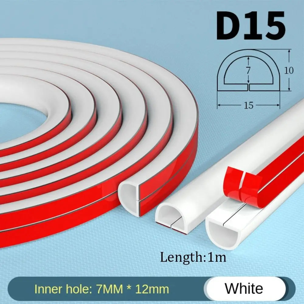 Self-Adhesive Floor Cord Cover – PVC Cable Duct Protector 1M Floor Cord Cover Axl