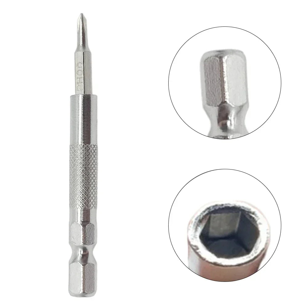 2-Pack 6.35mm to 4mm Magnetic Hex Bit Adapter – Screwdriver Bit Adapter Axl