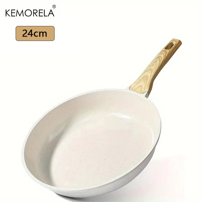 KEMORELA Non-Stick Ceramic Frying Pan – Gas & Induction Wok Ceramic Frying Pan Axl 24cm
