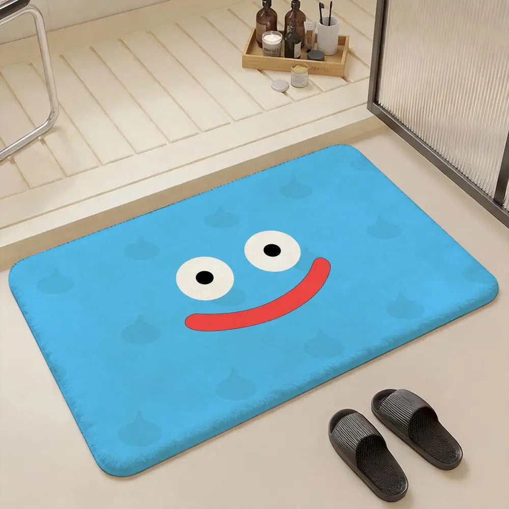 Dragon Quest Flannel Floor Mat – Non-Slip Soft Gaming Rug Gaming Floor Mat Axl