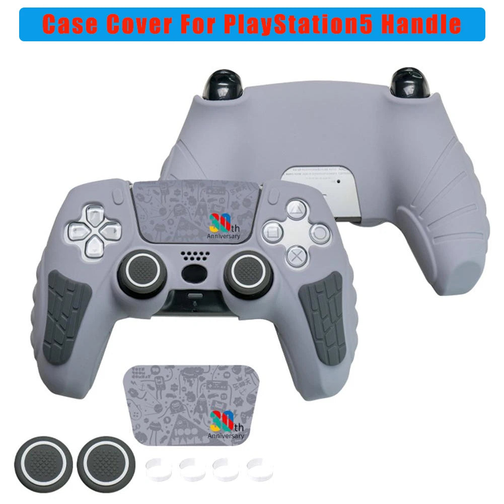 PS5 Controller Silicone Cover – Non-Slip Grip & Thumb Stick Caps Controller Silicone Cover Axl