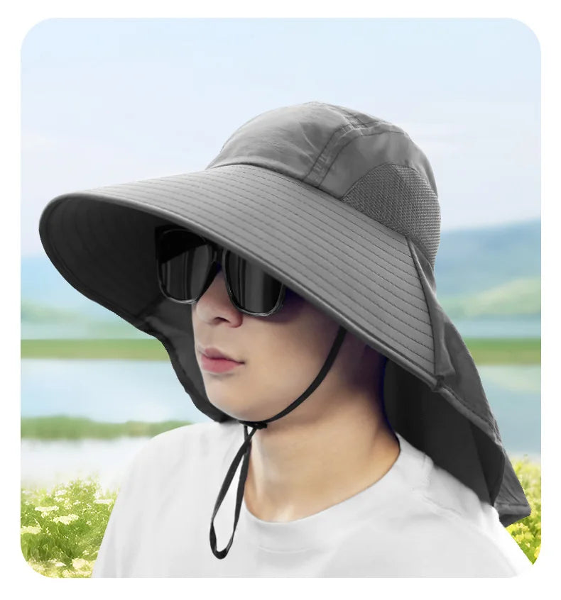 UV Protection Foldable Sun Hat – Breathable Mesh, Unisex UV Sun Hat Axl