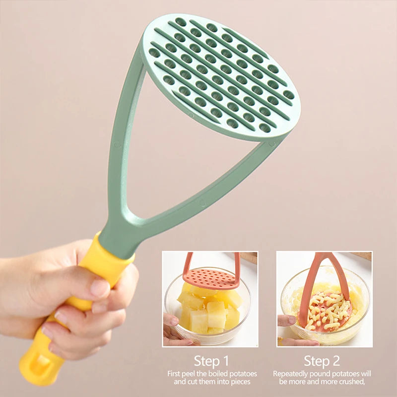 Potato Masher & Ricer Press – Smooth Puree & Mash Maker Potato Masher Ricer Axl