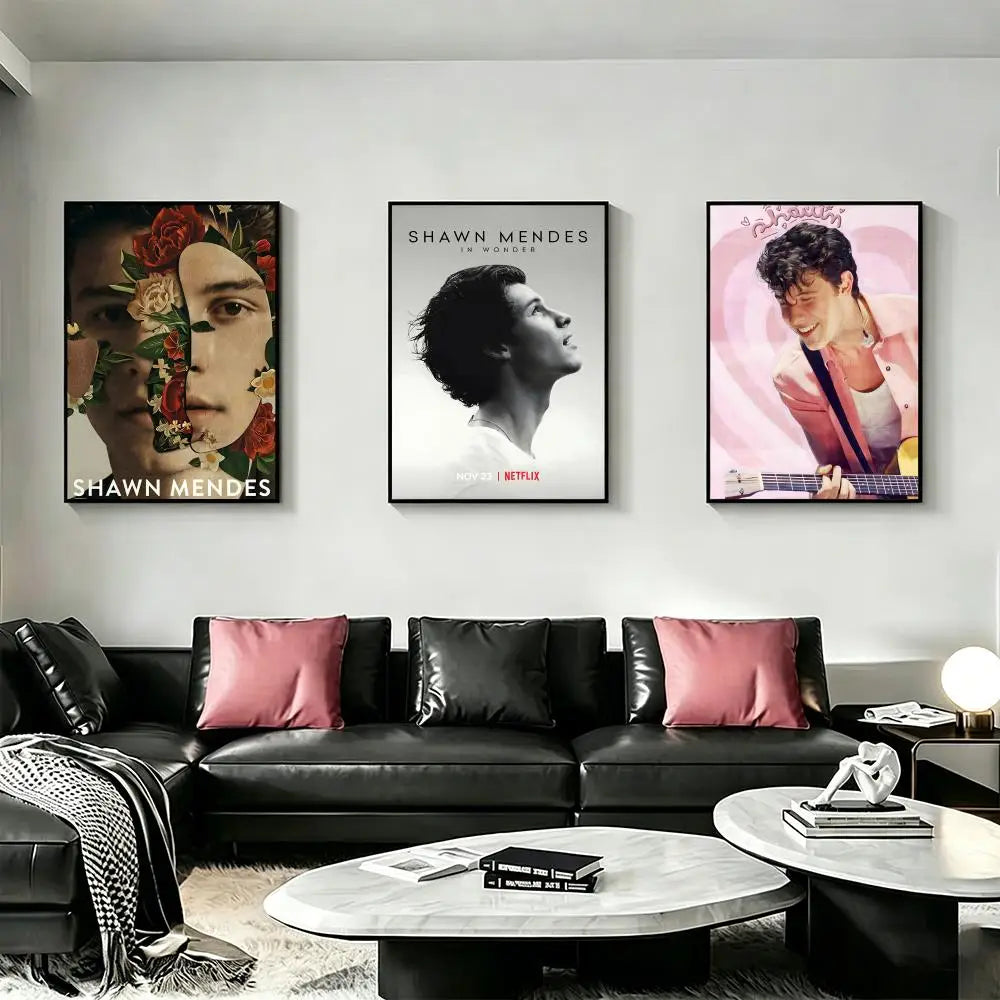 Shawn Mendes HD Poster – Waterproof Sticky Wall Art Decor Wall Art Poster Axl
