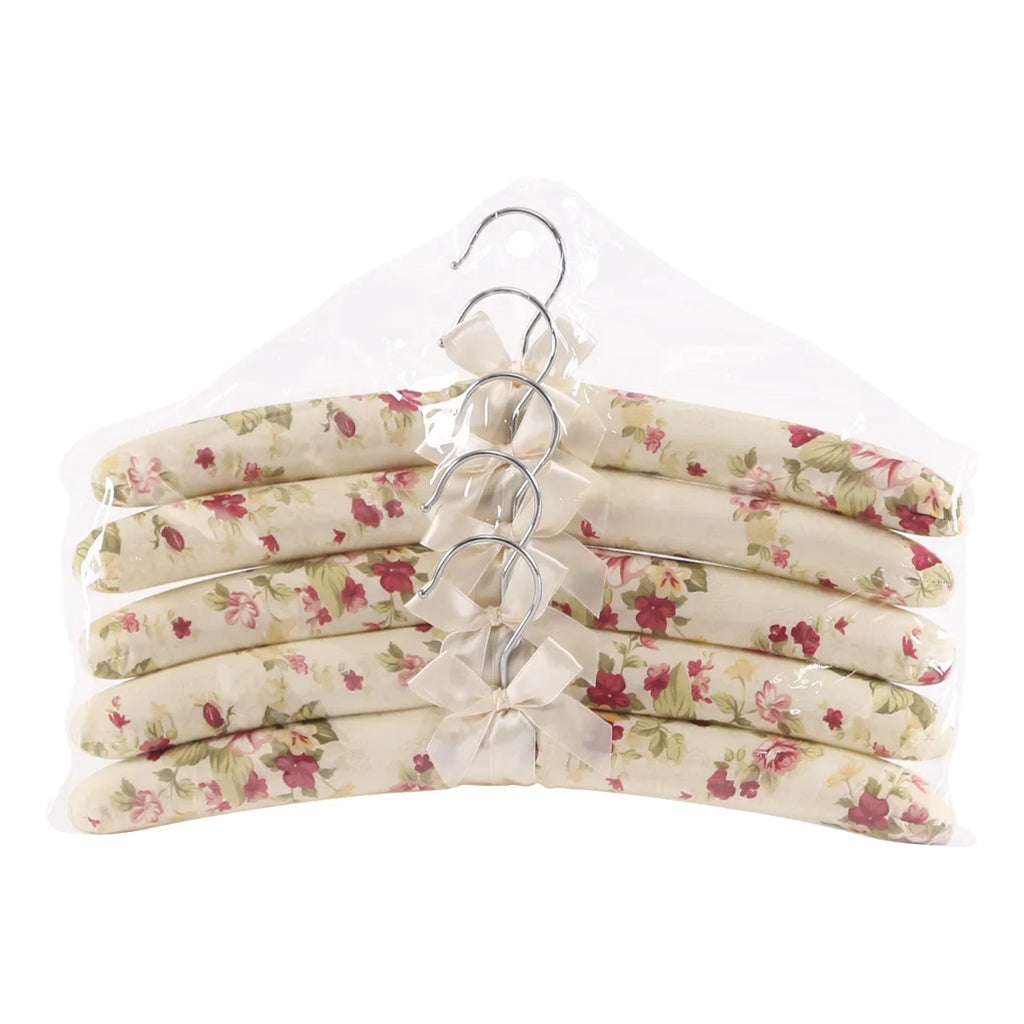5-Pack Non-Slip Sponge Clothes Hangers – Space-Saving Closet Clothes Hangers Axl