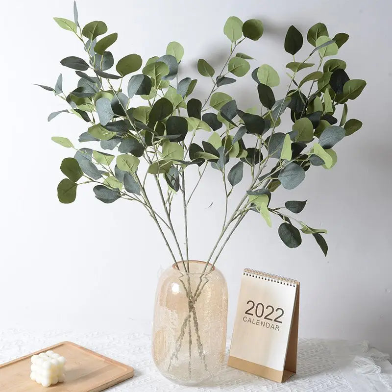 Silk Eucalyptus Artificial Branch – Wedding & Home Floral Decor Artificial Flower Branch Axl