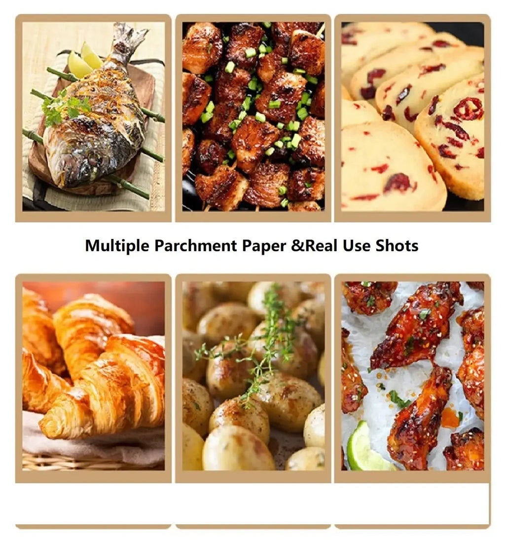 Non-Stick Parchment Paper Roll – Precut Baking Sheets Baking Parchment Paper Axl