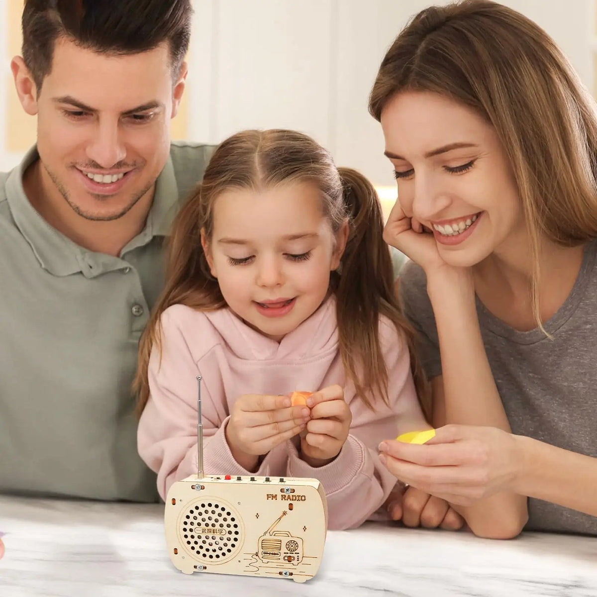 DIY Wooden Radio Kit – STEM Electronics Learning Set for Teens STEM Electronics Kit Axl