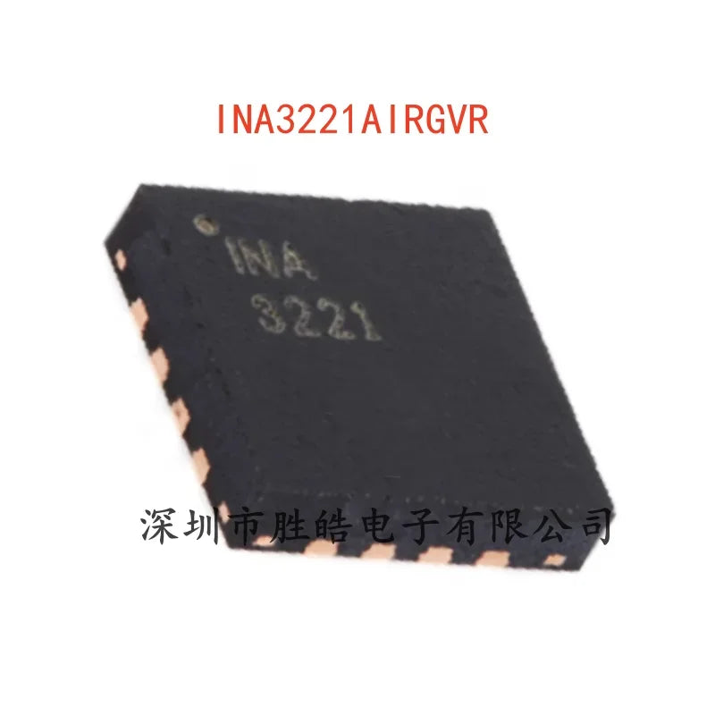 INA3221AIRGVR Current Voltage Monitor IC VQFN-16 – 5 Pack Monitor IC Chip Axl Default Title