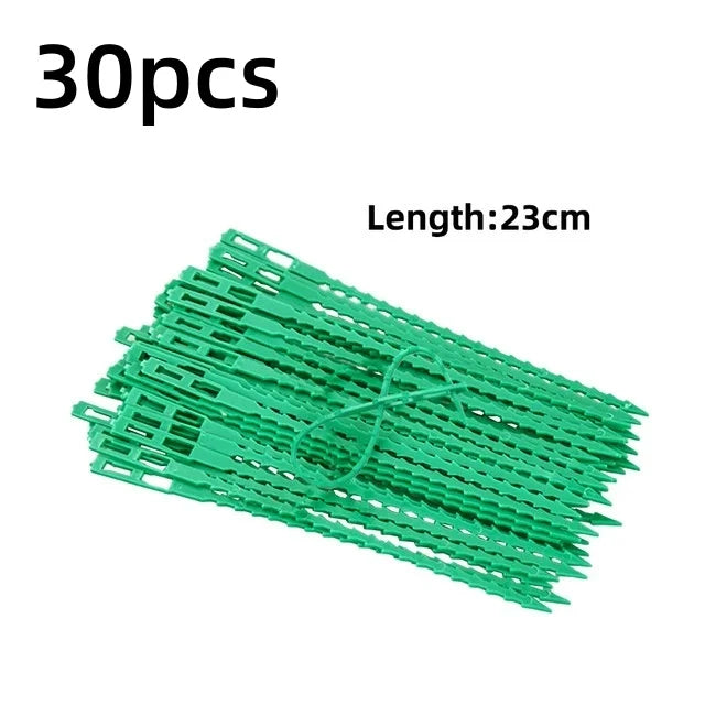 30pc Reusable Plant Twist Ties – Adjustable Stem Support Garden Twist Ties Axl 23cm-30pcs