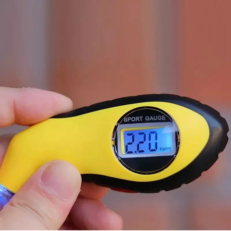 Digital LCD Tire Pressure Gauge – Handheld Car Safety Tool Tire Pressure Gauge Axl