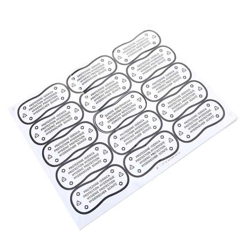 75-Pack Hygiene Try-On Labels for Swimwear & Lingerie Hygiene Label Stickers Axl