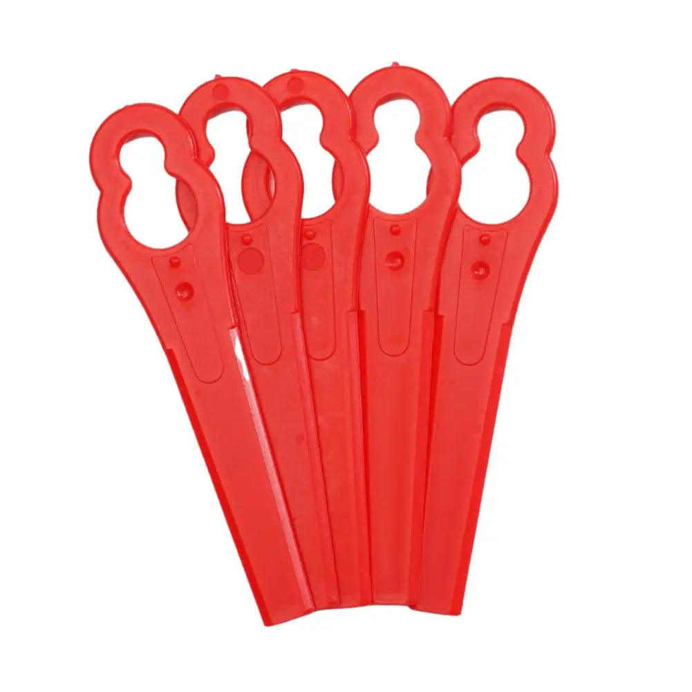 100-Pack Plastic Grass Trimmer Blades – Mower Replacement Parts Trimmer Replacement Blades Axl