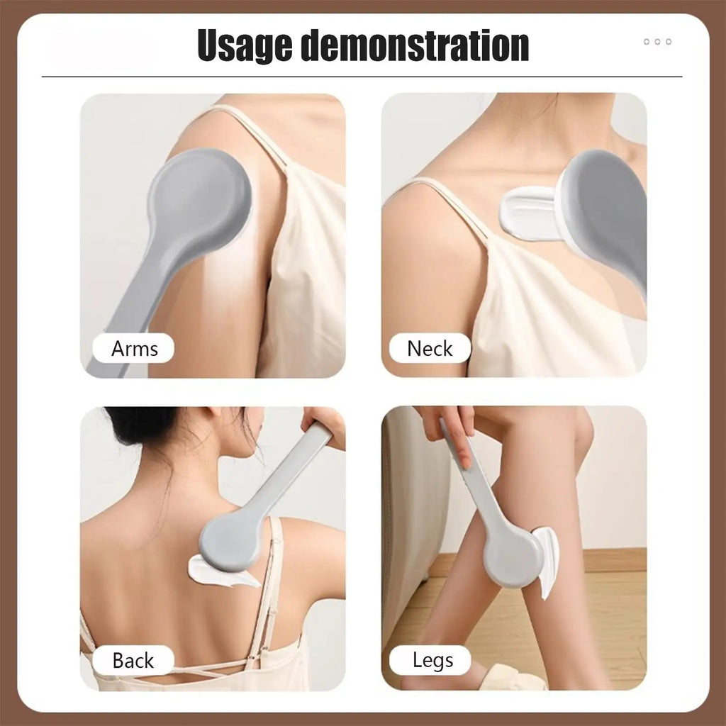 Long Handle Back Lotion Applicator – Sunscreen & Moisturizer Back Lotion Applicator Axl
