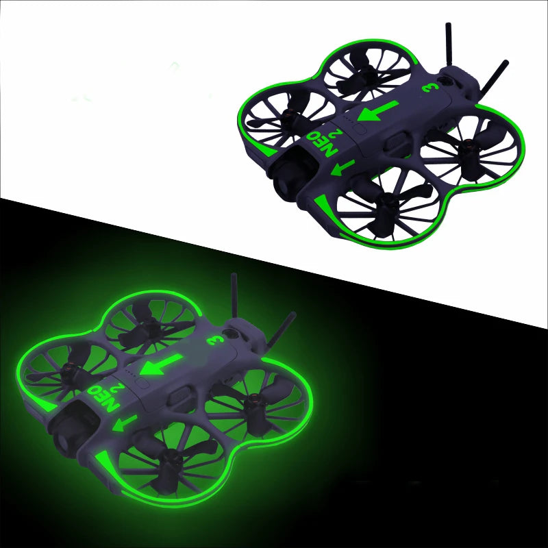 Glowing Decal Sticker Kit for DJI NEO 2 – Waterproof & Anti-Scratch Drone Decal Sticker Axl