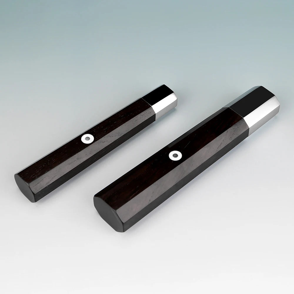Japanese Octagonal Ebony Chef Knife Handle – DIY Replacement Knife Handle Axl