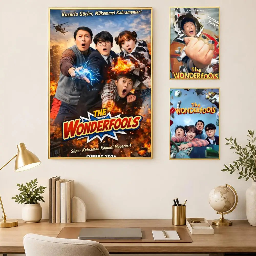 The Wonderfools Band Poster – Self-Stick HD PVC Wall Art Wall Art Poster Axl