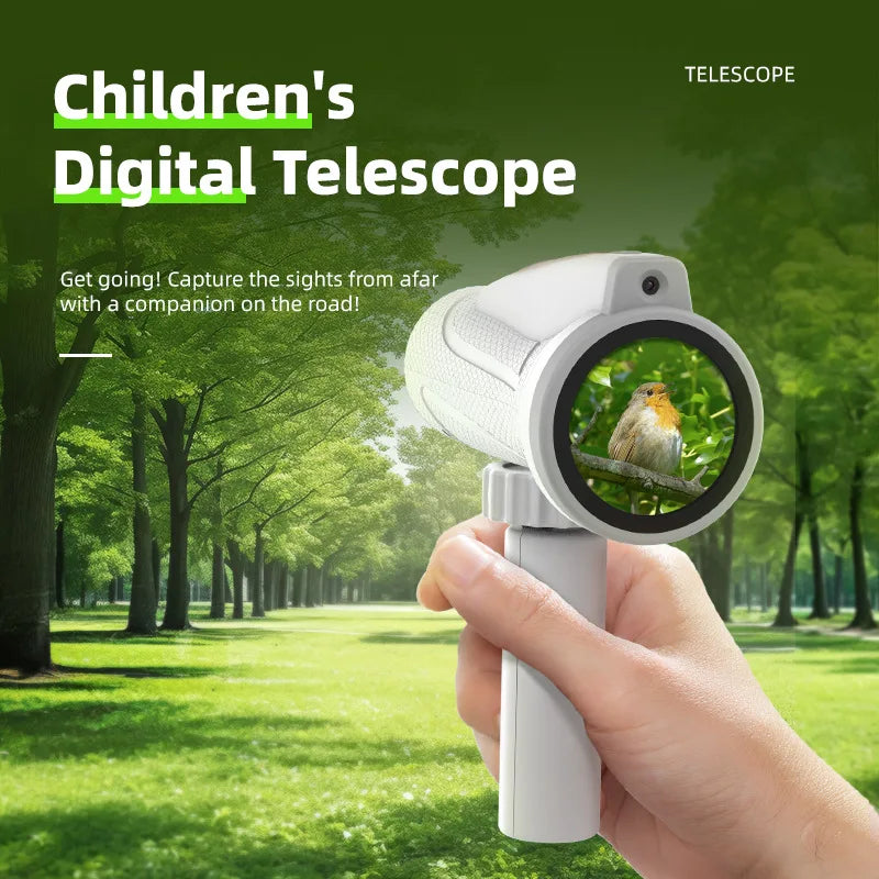 Kids HD Digital Telescope – Photo & Video Science Toy Kids Science Telescope Axl