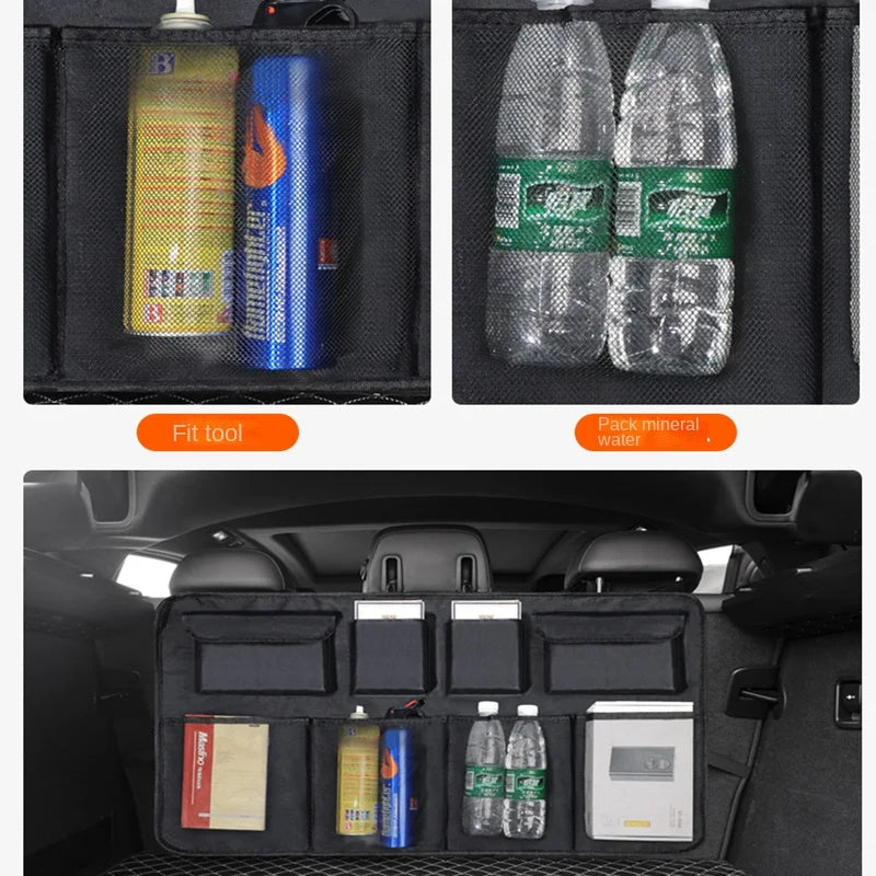 Oxford Cloth Car Trunk Organizer – Rear Seat Hanging Storage Bag Car Seat Organizer Axl