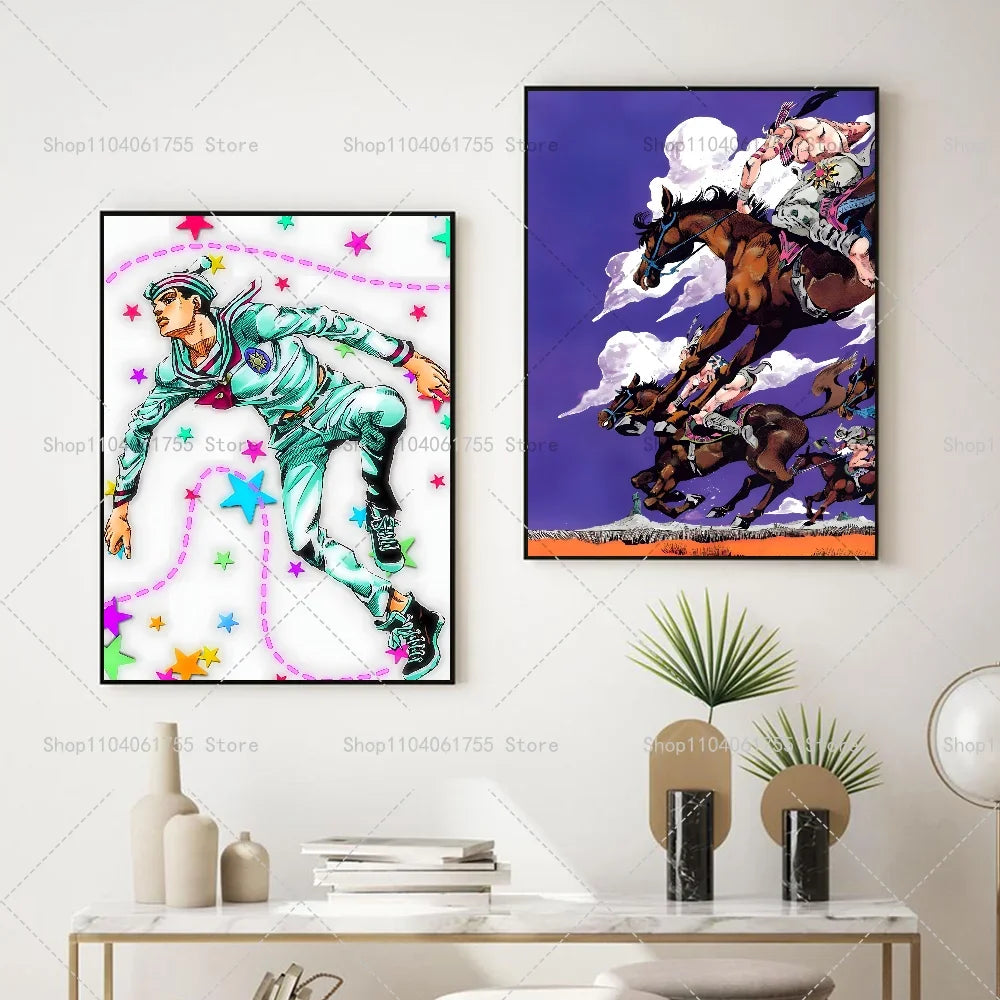 JoJo's Bizarre Adventure Anime Poster – Waterproof Wall Art Anime Wall Poster Axl