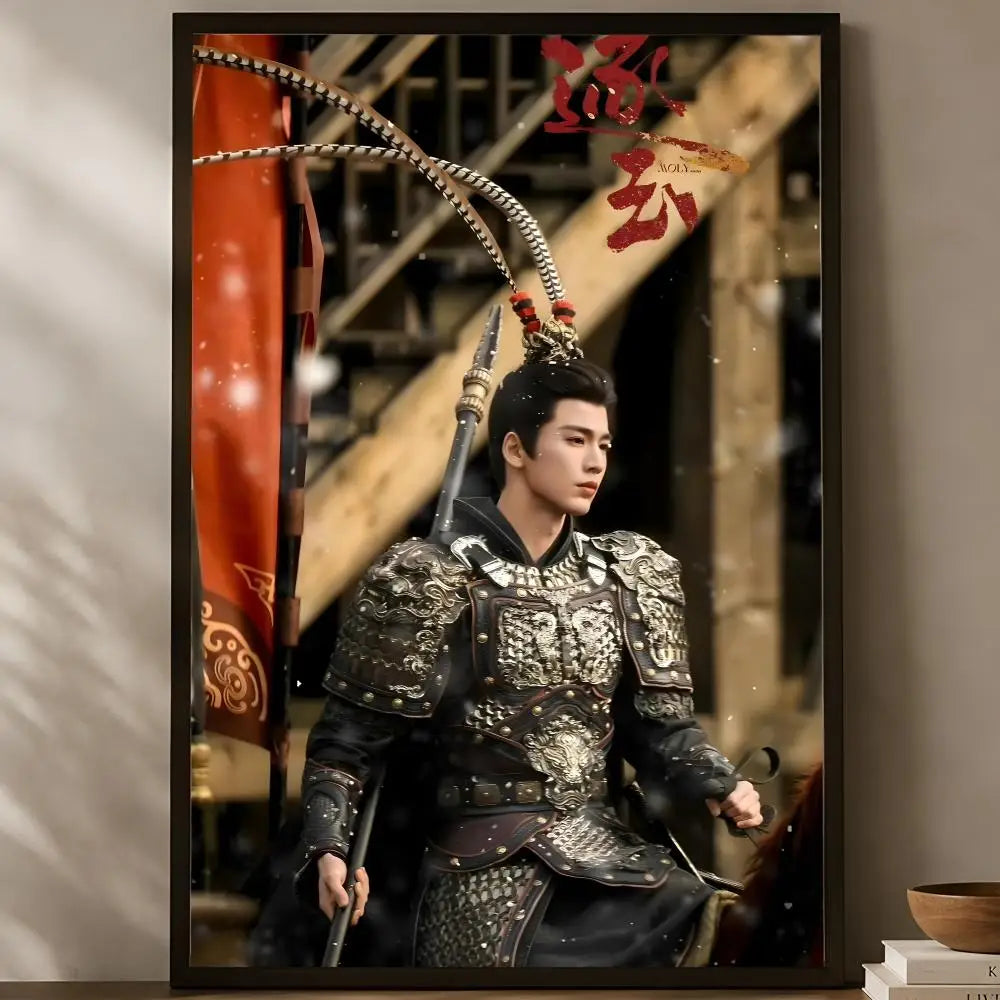 Zhang Linghe HD PVC Self-Stick Wall Art Poster | Home Decor Wall Art Poster Axl White10 30X40cmNoframe