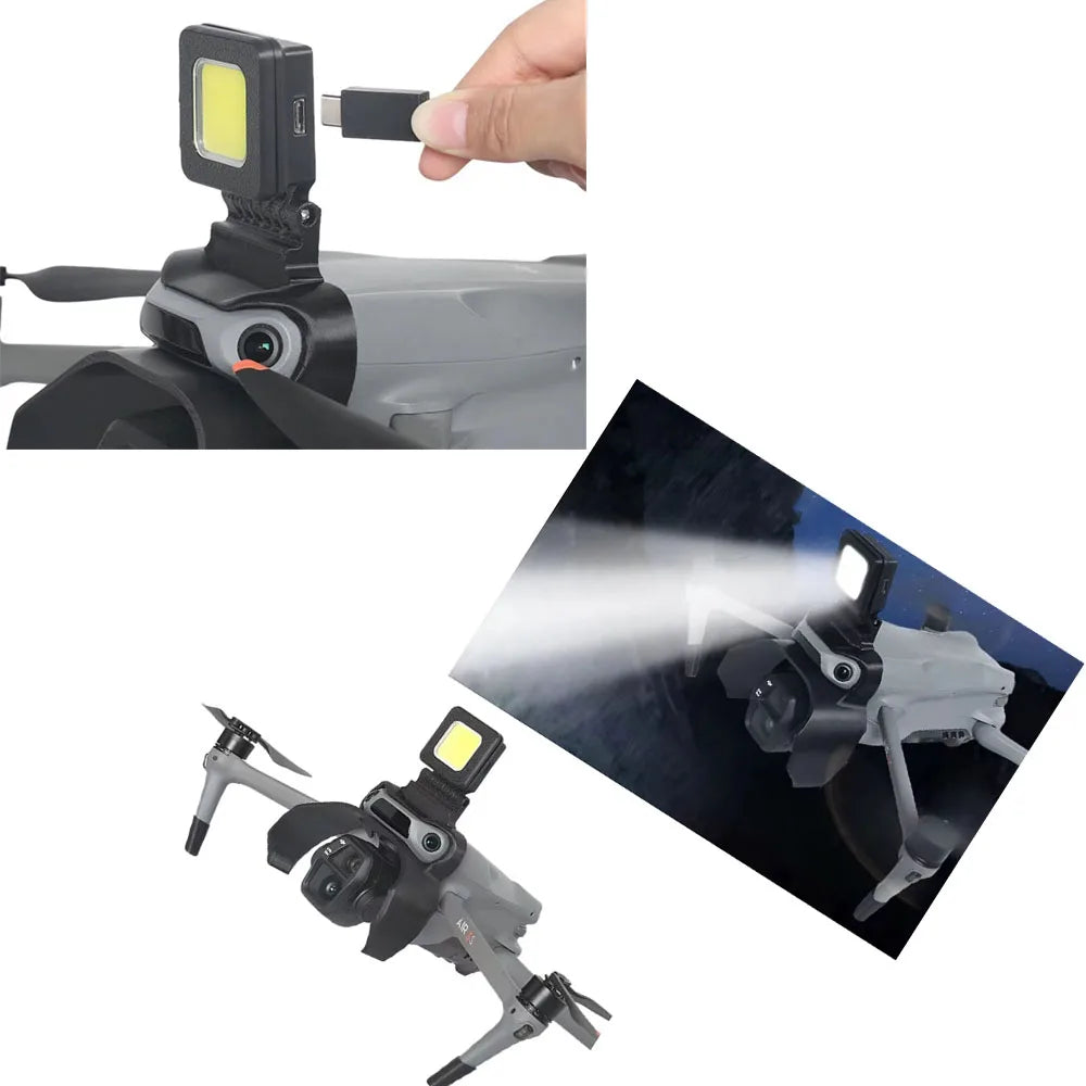 DJI Air 3S LED Navigation Light & Gimbal Guard – 3 Modes Drone Accessory Axl Default Title