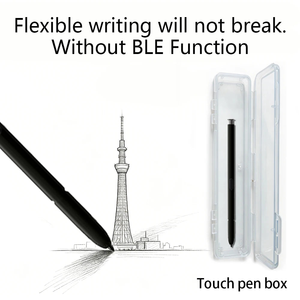 S Pen Stylus + Nibs + Clear Case Kit – Samsung Galaxy S24 Ultra Phone Stylus Kit Axl