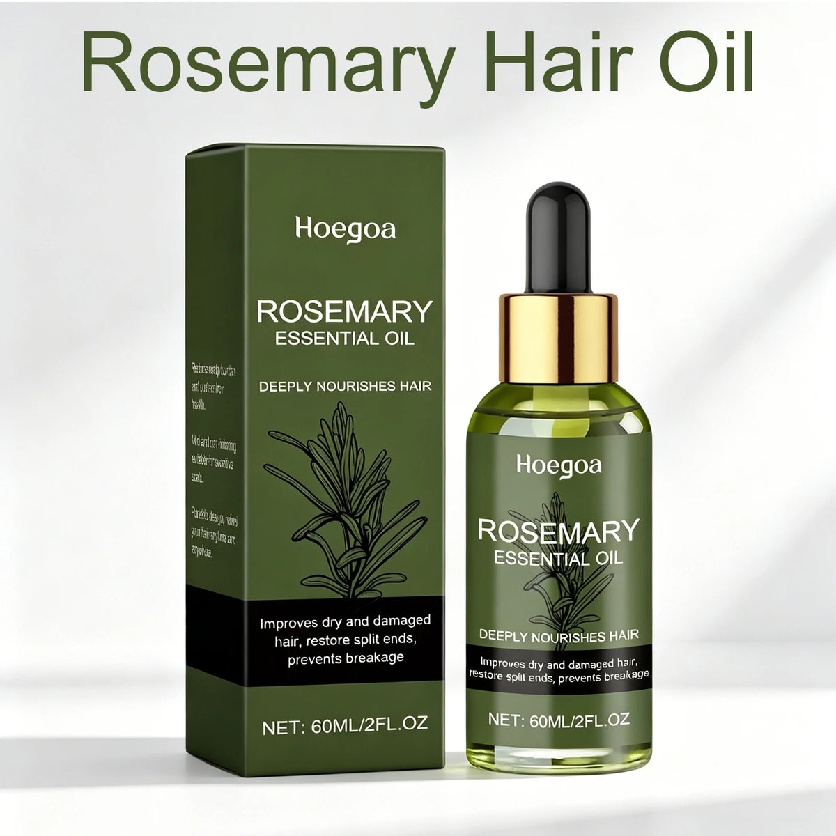 Rosemary Hair Oil – Nourishing, Smoothing & Shine 60ml Rosemary Hair Oil Axl 1 PCS