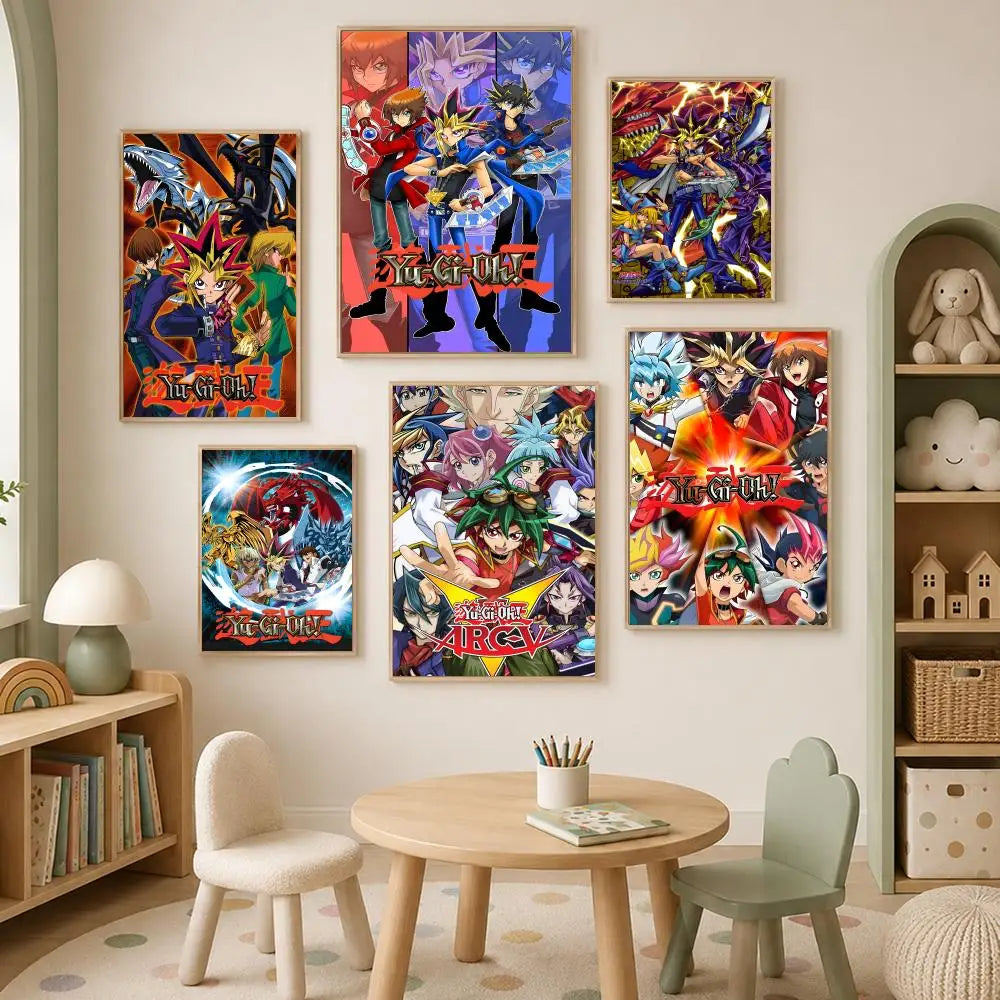Yu-Gi-Oh Self-Stick HD PVC Wall Poster – Waterproof Home Decor Wall Art Poster Axl