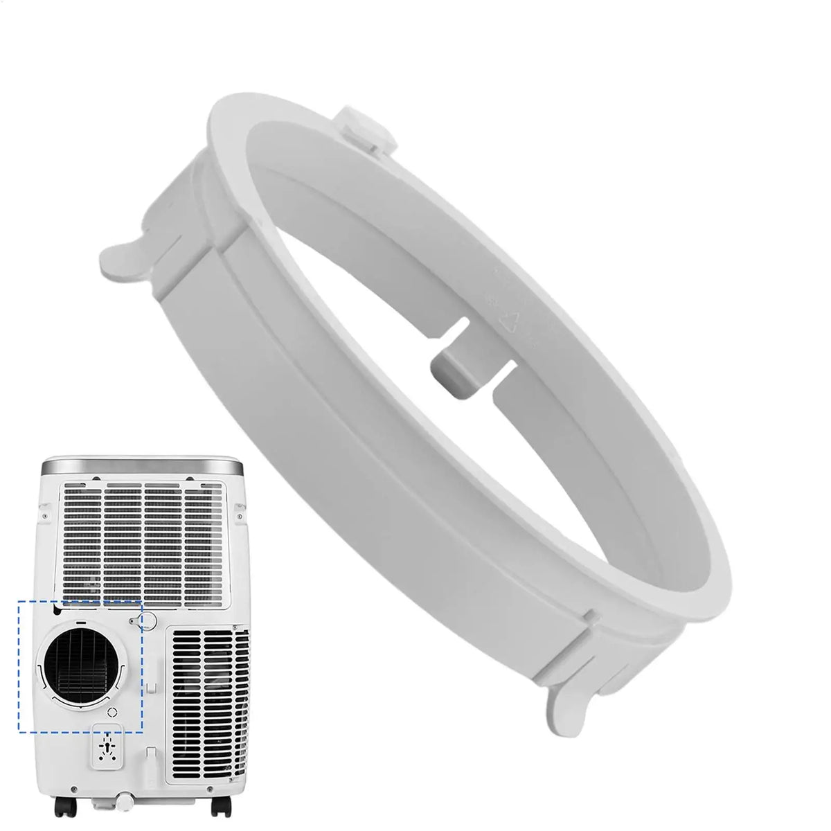 Portable AC Exhaust Hose Coupler – 5.9" Adapter Connector AC Hose Adapter Axl