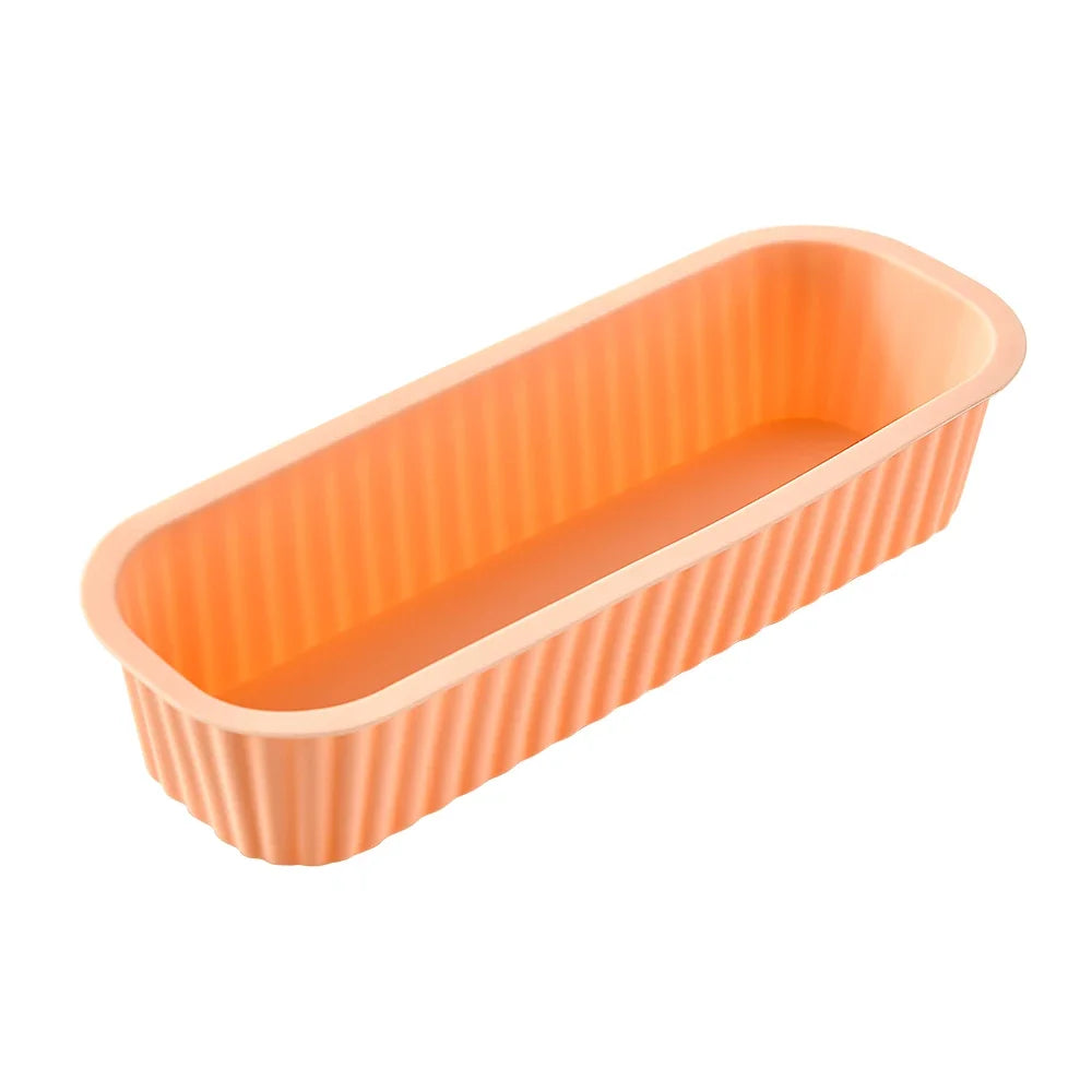 Mini Silicone Loaf Pans – Non-Stick Bread, Cake & Brownie Molds Silicone Baking Mold Axl 1Pc Orange-78856