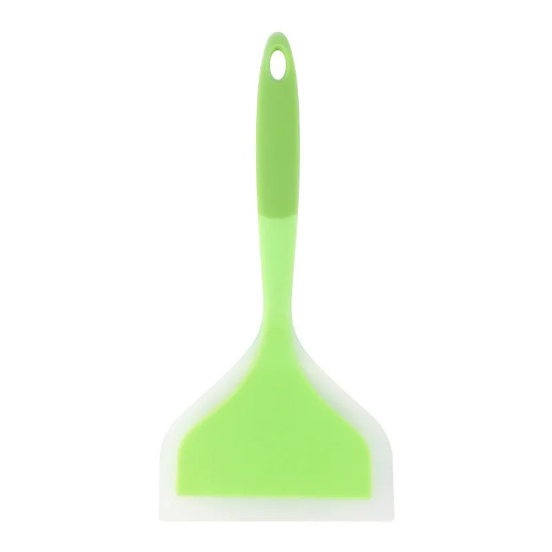 Tamagoyaki Silicone Spatula – Non-Stick Egg Pan Turner Silicone Spatula Axl Transparent Green1
