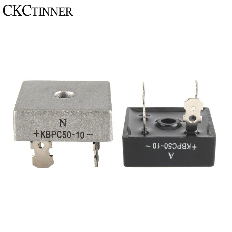 2PCS KBPC Bridge Rectifier – Single Phase Diode Metal Case Bridge Rectifier Axl