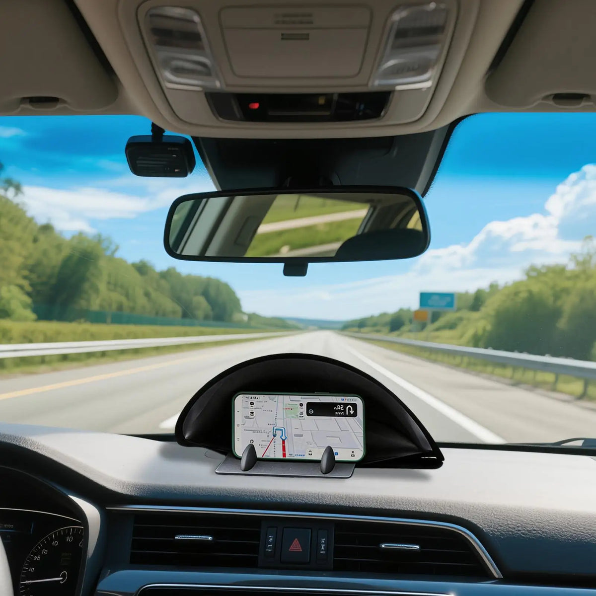 Foldable Car Phone Sunshade – Anti-Glare Dashboard Sun Shield Car Phone Sunshade Axl
