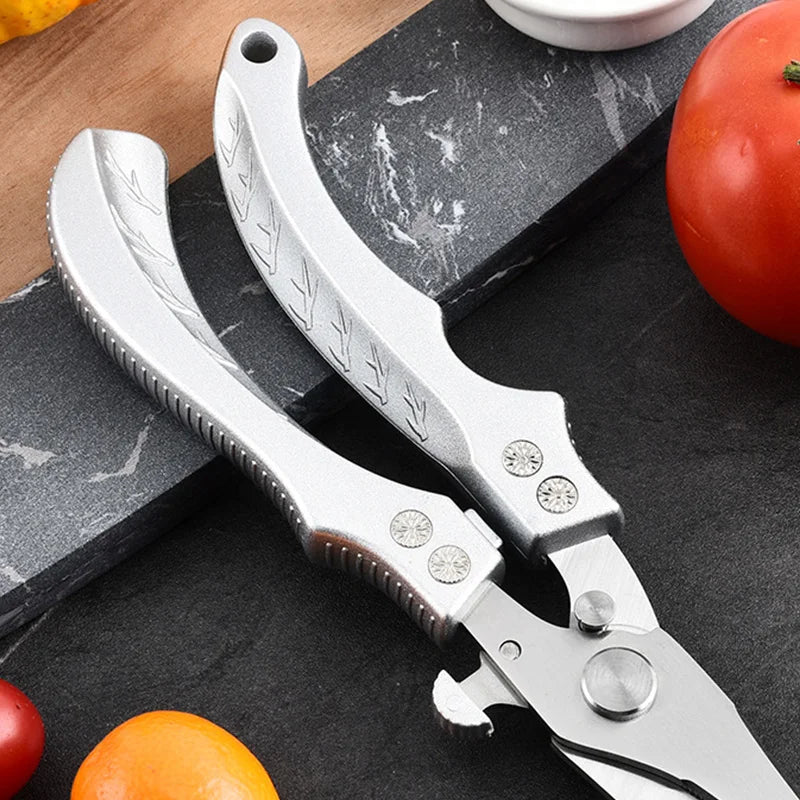InLeung Heavy-Duty Kitchen Scissors – Sharp Stainless Steel Kitchen Scissors Axl